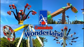 Top 10 BEST Flat Rides  Canadas Wonderland Theme Park [upl. by Atiniuq]