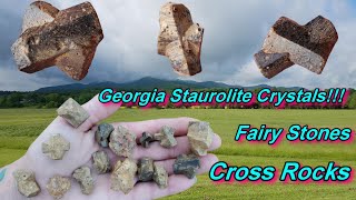 Staurolite Crystal Hunting in Georgia [upl. by Nnairrek]