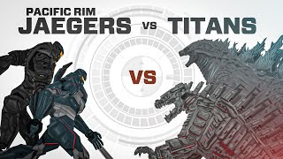 What happens when Pacific Rim Jaegers face off vs Monsterverse Titans  Kong Godzilla and MechaG [upl. by Wendeline]