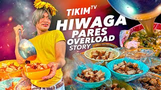 HIWAGA PARES OVERLOAD Copycat nga ba kay DIWATA Pares  Quezon City Stree Food  TIKIM TV [upl. by Anala]