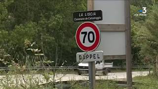 Ajaccio et Sagone  Travaux sur la route départementale 81 [upl. by Ardnuhsed289]