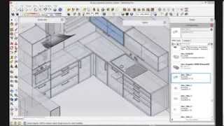 KSU  kreslíme kuchyň SketchUp [upl. by Philcox382]