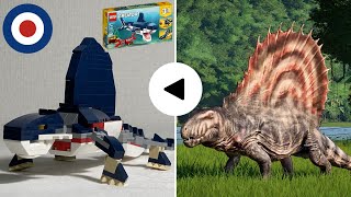 LEGO Creator 31088 Alternative build tutorial Dimetrodon、レゴクリエイター31088をディメトロドンに組み替え [upl. by Pricilla]