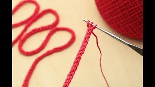 ШНУР крючком урок вязания Crochet a cord [upl. by Routh]