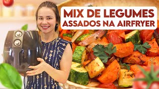 Como assar legumes na Airfryer [upl. by Eynahpets]