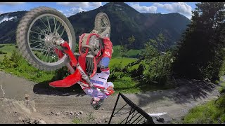 Motocross BACKFLIP on dirt in 48 hours Johannes Wibmer [upl. by Einnek408]