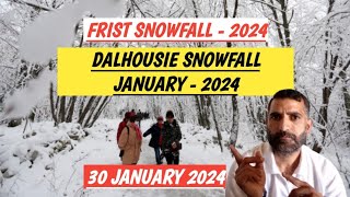 Dalhousie Snowfall in January 2024  Live Snowfall in Dalhousie  Snowfall in Dalhousie in January [upl. by Archibold]