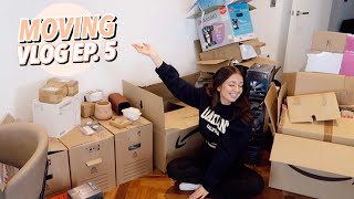 Decorating amp Unpacking My NEW Apartment Moving Vlog 5 [upl. by Damal]