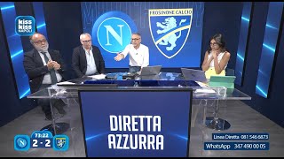 NAPOLIFROSINONE 22  LIVE REACTION CARLO ALVINO  KISS KISS NAPOLI [upl. by Oniger485]