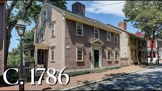 Come Tour This Beautiful 18th Century Home In Providence RI [upl. by Normy]