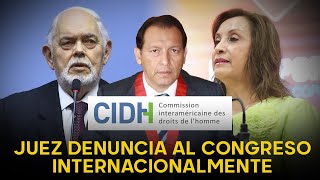 Juez se las canta toditas al Congreso y a Dina ante la CIDH quotEn mi país no hay independenciaquot [upl. by Iatnwahs431]