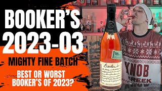 Bookers 202303 Mighty Fine Batch Bourbon Review [upl. by Ariela882]