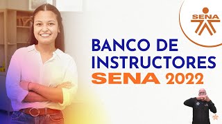 Accede al Banco de Instructores SENA 2022 [upl. by Moth316]