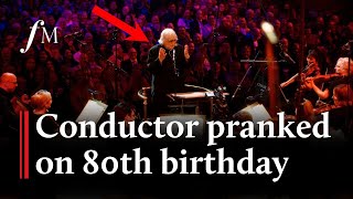 Sir Karl Jenkins wasn’t expecting this birthday surprise  Classic FM Live [upl. by Lerrad]