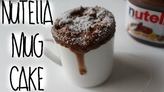 NUTELLA MUG CAKE RECIPE [upl. by Win]