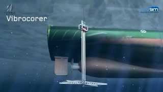 Seabed Sediment Core Extraction Animation [upl. by Enitsud]