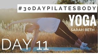 30Day Pilates Body Challenge Day 11  Yoga with Sarah Beth [upl. by England]