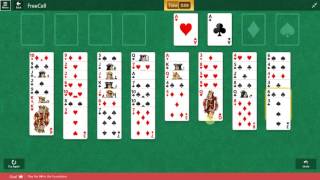 Microsoft Solitaire Collection  FreeCell  July 23 2017 [upl. by Ansley]