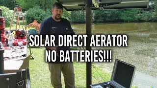 Solar Pond Aeration with NO BATTERIES [upl. by Odlauso]