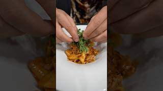 La pasta alla boscaiola con funghi porcini e salsiccia  CHE GODEREEE🤤🤤🤤 pasta food eat [upl. by Arhas40]