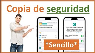 ✅ Como hacer una COPIA DE SEGURIDAD en iPhone [upl. by Annadiana]