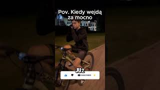 Pov Kiedy Garnki wejdą za mocno😅mtbstuntcyclingbmx bikelife pov automobile dirtbike biker [upl. by Andre]