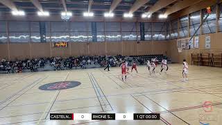 BASKET N3 CASTELNAU VS RHONE SUD CASTELNAU VS RHONE SUD [upl. by Myrle]