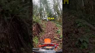 Ktm 150 trail ride dirtbike trailriding enduro ktm pnw [upl. by Tracay93]