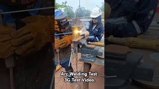 Arc Welding 3G Test Video viralvideo arcwelding kamalpandey viralvideo welding 🙏💟 [upl. by Winni]