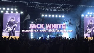 240803 JACK WHITE Live in SOUTH KOREA  PENTAPORT ROCK FESTIVAL 2024 [upl. by Eiramaneet134]