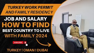 Turkey Work Permit Visa For Pakistani  Job And Family Residency Complete Detail [upl. by Elleina]