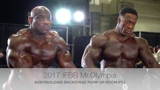 2017 IFBB MrOlympia Bodybuilding Backstage Video Pt1 [upl. by Tallula]