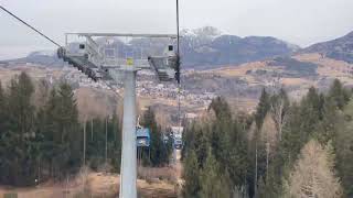 TimeLapse cabinovia Cavalese Alpe Cermis Risalita [upl. by Fahland]