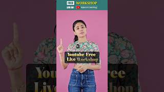 FREE YouTube Live Workshop on 6th October at 10 AM🎥✨ [upl. by Pain]