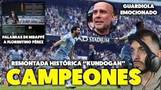 😑🏆EL MANCHESTER CITY de GUARDIOLA CAMPEÓN de la PREMIER LEAGUE gracias a quotKUNDOGANquot · CARTA MBAPPÉ [upl. by Padriac]