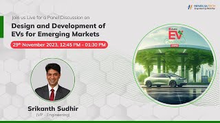 Hinduja Tech Live at ET Auto Panel  Design and Development of EVs for Emerging Markets [upl. by Aziul]