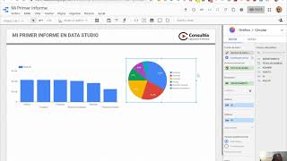 22 Crear un grafico circular en Data Studio [upl. by Panayiotis]