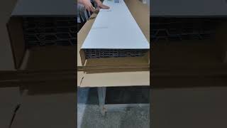 Packing PVC soffit ceiling panel [upl. by Eeldivad]