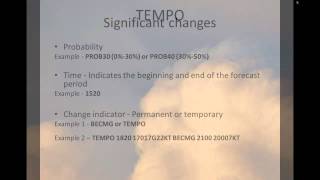 How to read a Terminal Aerodrome Forecast TAF [upl. by Homovec351]