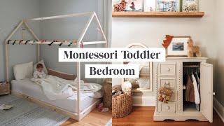 Montessori Inspired Toddler Bedroom Tour [upl. by Dnallor739]