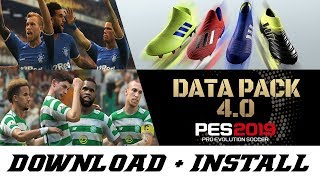 PES 2019  Data Pack 40 DLC 4  Download  Install  Tutorial PC [upl. by Mitchael]