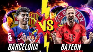 🔴BARCELONA VS BAYERN MUNICH UCL LIVEWATCHALONG [upl. by Ainolopa]