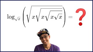 🤯 Consegue resolver o LOGARITMO RADICAL [upl. by Gabor]