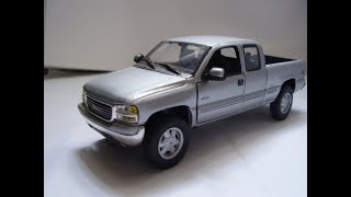 Unboxing Diecast Model GMC Sierra 1998  2007 by Hongwell Cararama 143 [upl. by Connor]