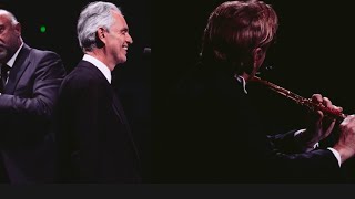 Andrea Bocelli And Andrea Griminelli Start The Show With Their Duo Performance 2024 [upl. by Ettenig]