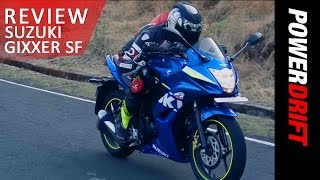 Suzuki Gixxer SF  Review  PowerDrift [upl. by Nievelt]