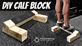 How to Make a Calf Raise Block  DIY Home Gym [upl. by Darrell]