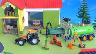 Trecker Güllewagen amp Traktor  Bauernhof Fahrzeuge  Bauernhof Kinder Farm Vehicles for Kids [upl. by Dimphia]