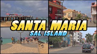 SANTA MARIA  Sal Island  Cape Verde 4k [upl. by Llerdna880]