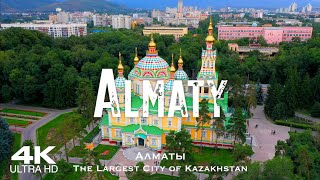 ALMATY 🇰🇿 Алматы 2024 Drone Aerial 4K  Kazakhstan Қазақстан kazakhstan almaty [upl. by Garlan]